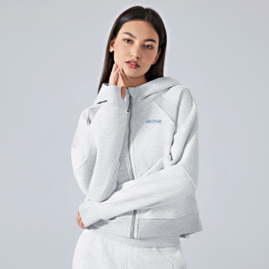 Cropped Zip-Through Hoodie - Image 6
