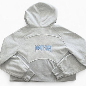 Cropped Zip-Through Hoodie - Image 12